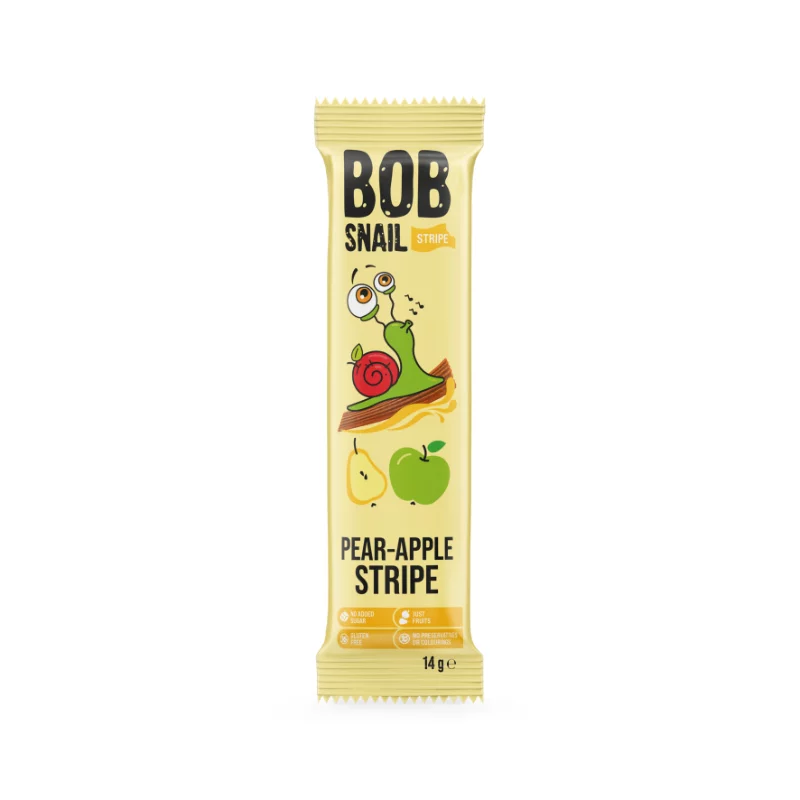 Bob Snail gyümölcsszelet 14g körte-alma