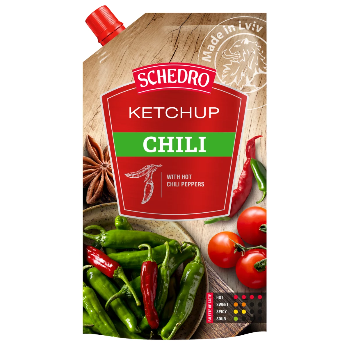 Schedro ketchup 250g chilis