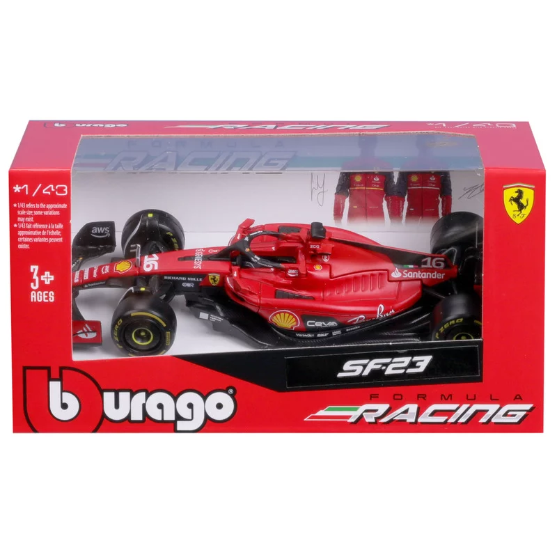 Bburago 1/43 F1 versenyautó Ferrari SF-23 Lec