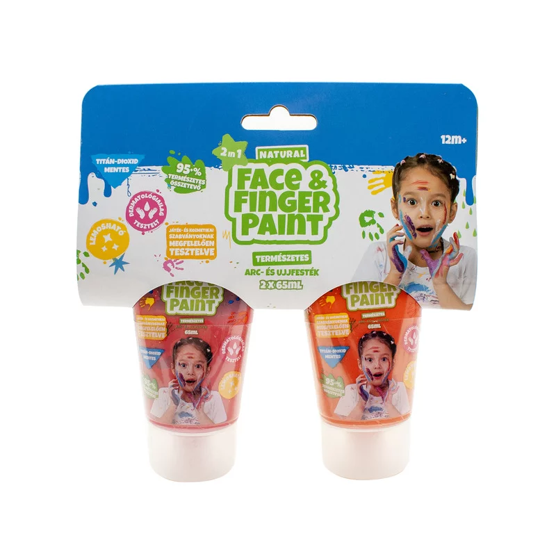 Arc- és ujjfesték, 2x65 ml 