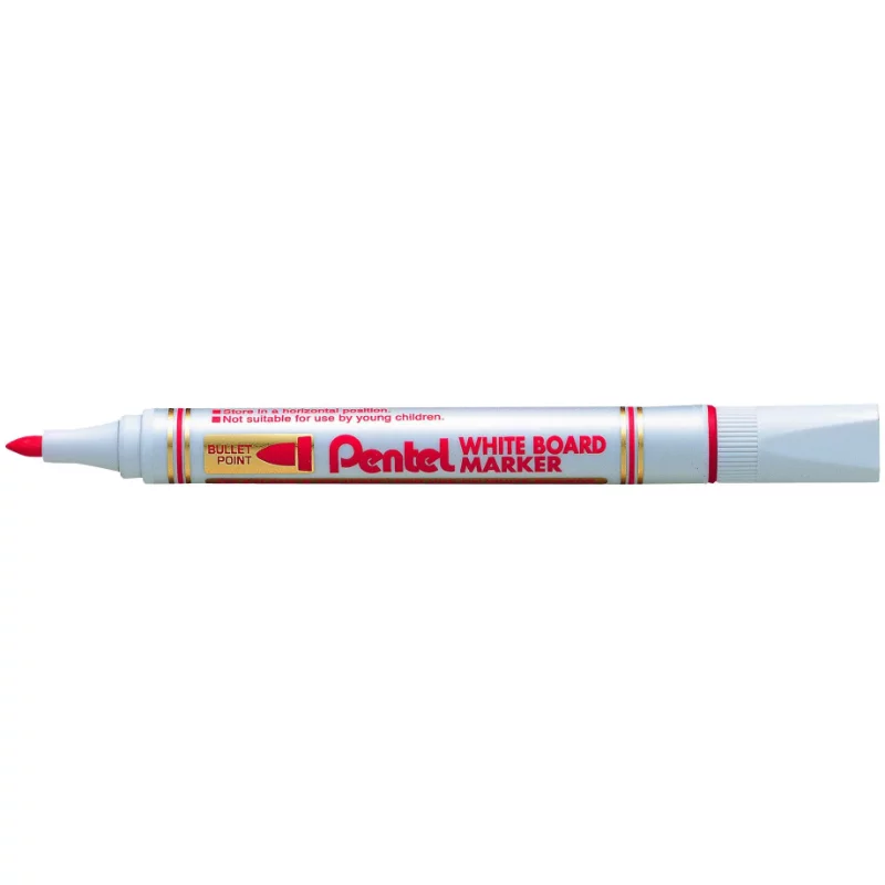 Pentel Flipchart marker 1-4 mm, kúpos piros