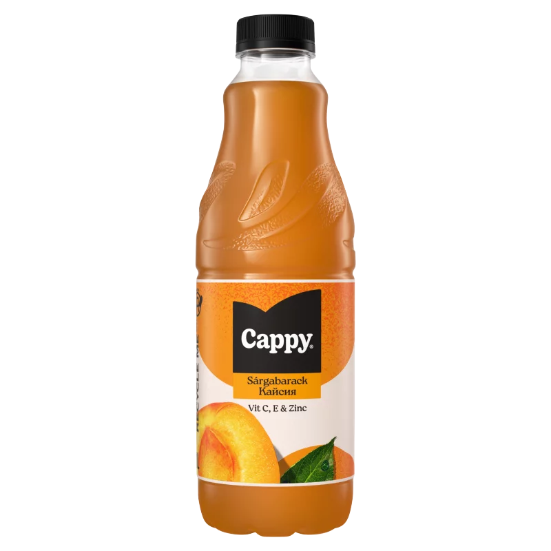 Cappy sárgabarack gyümölcslé sárgabarackpürével sűrítményből C-, E-vitaminnal és cinkkel 1 l