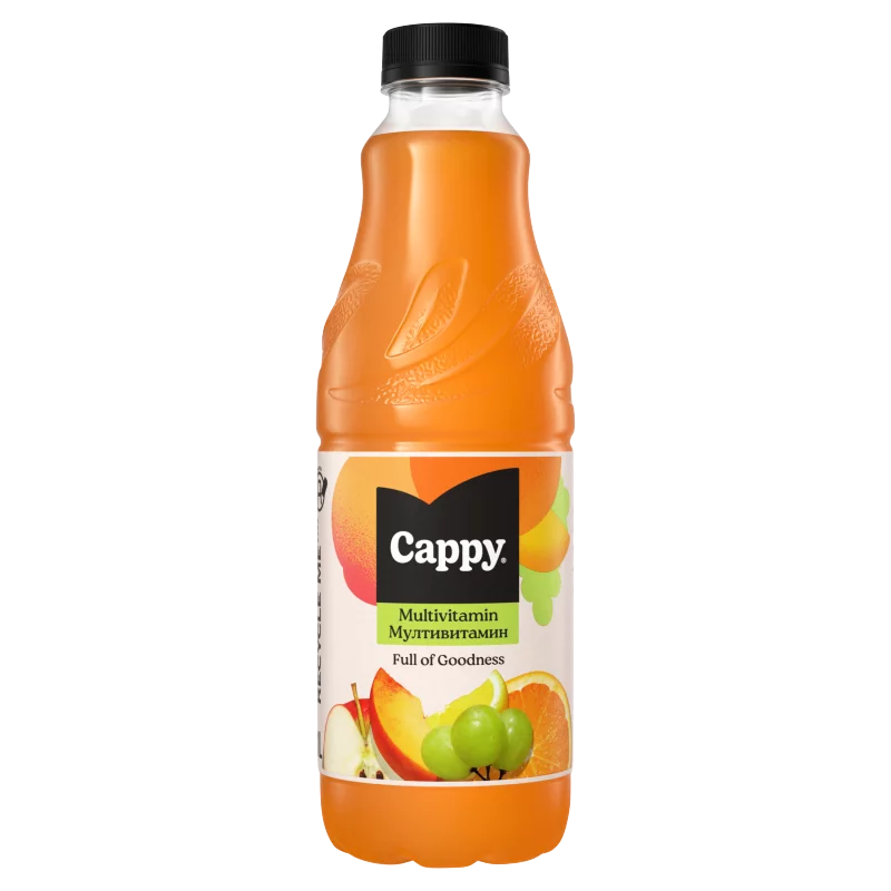 Cappy Multivitamin gyümölcsital gyümölcslével és gyümölcspürével cukorral és édesítőszerekkel 1 l