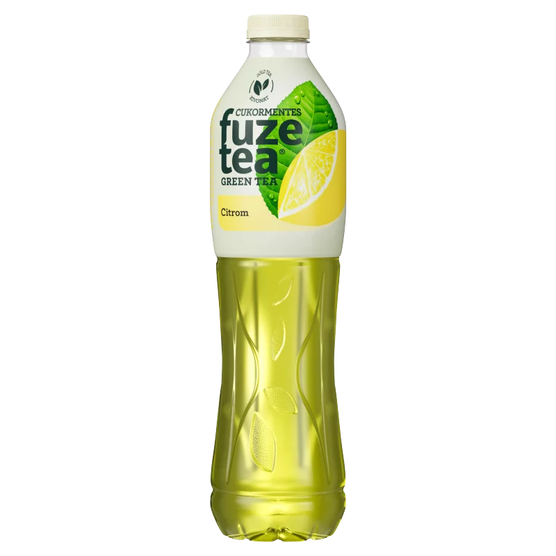FuzeTea szénsavmentes citromízű üdítőital zöld tea kivonattal édesítőszerekkel 1,5 l