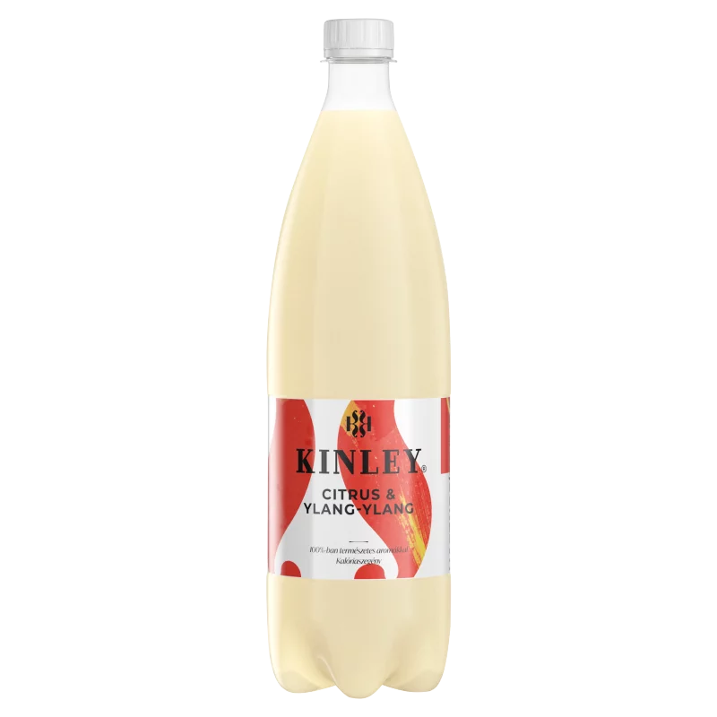 Kinley energiaszegény szénsavas citrus gyümölcs- és ylang-ylangízű üdítőital 1 l