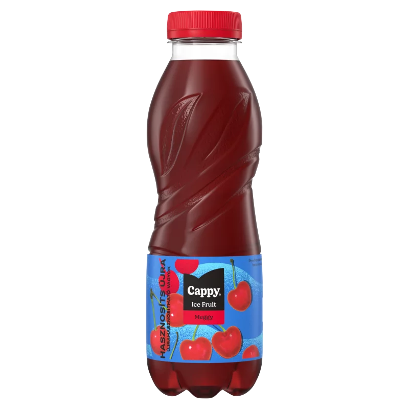 Cappy Ice Fruit Meggy szénsavmentes üdítőital meggylé sűrítményből cukorral, édesítőszerekkel 500 ml