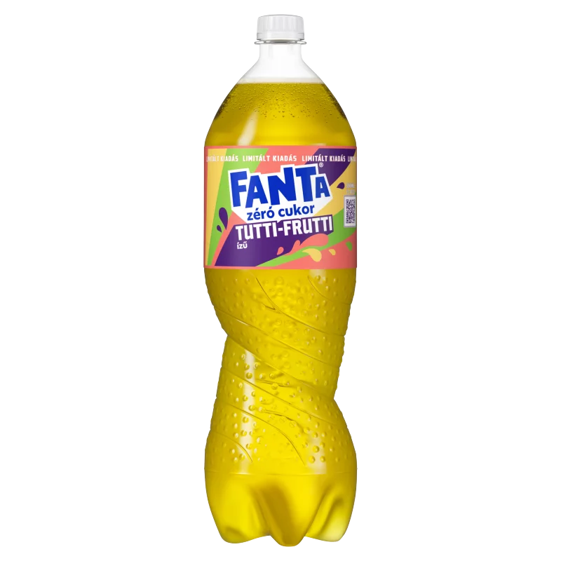 Fanta tutti-frutti ízű szénsavas energiamentes üdítőital édesítőszerekkel 1,75 l