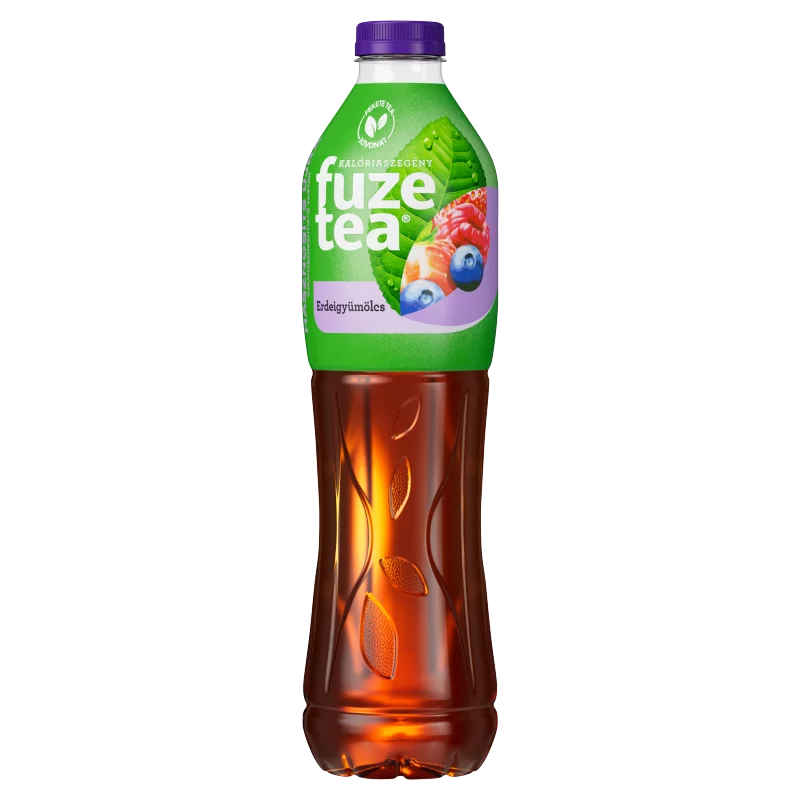 FuzeTea szénsavmentes erdeigyümölcs-ízű üdítőital fekete tea kivonattal 1,5 l