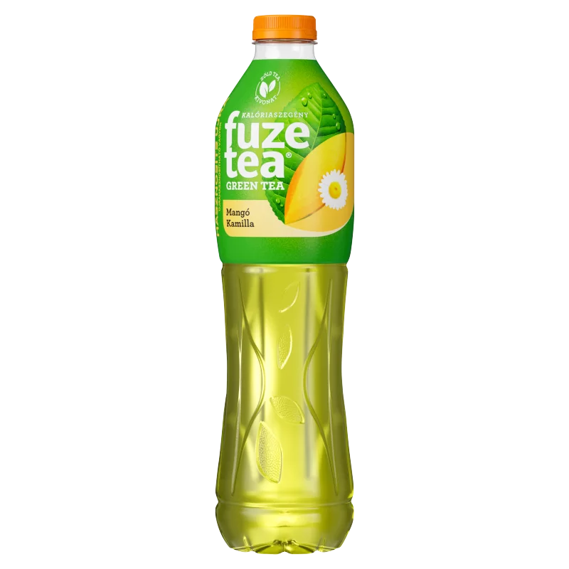 FuzeTea szénsavmentes mangó- és kamillaízű üdítőital zöld tea kivonattal 1,5 l