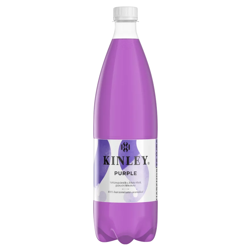 Kinley Purple vegyes gyümölcs ízű szénsavas üdítőital cukorral és édesítőszerekkel 1 l