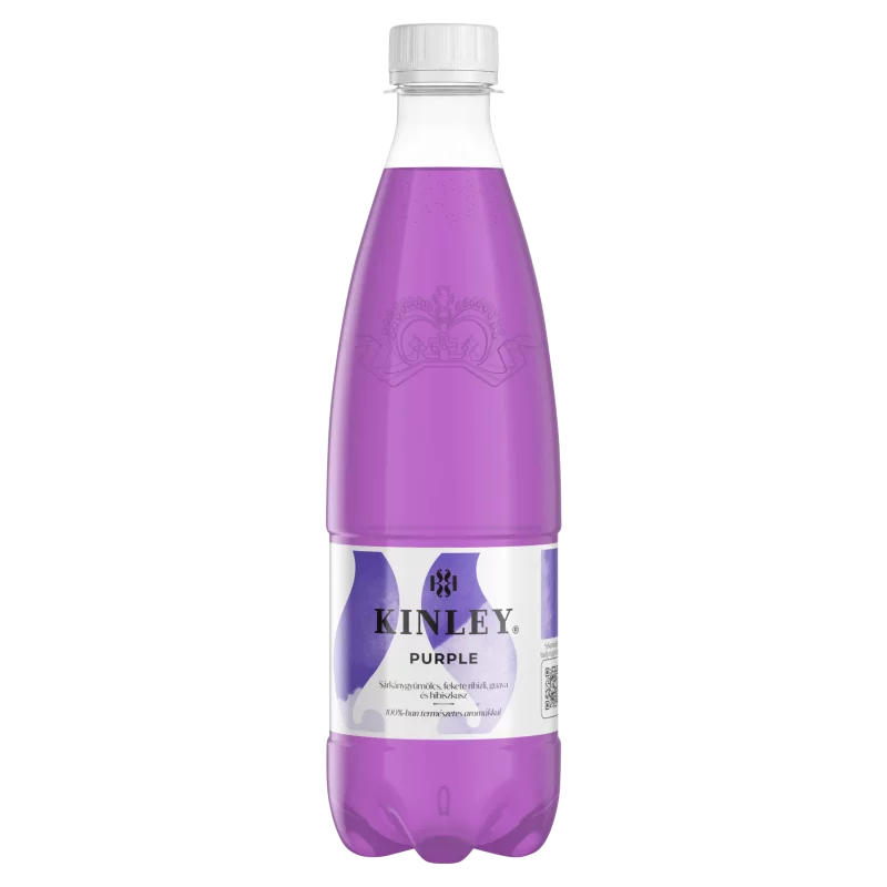 Kinley Purple vegyes gyümölcs ízű szénsavas üdítőital cukorral és édesítőszerekkel 500 ml