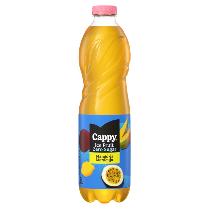 Cappy Ice Fruit Zero Sugar szénsavmentes mangó-maracuja ízű ital, édesítőszerekkel 1,5 l