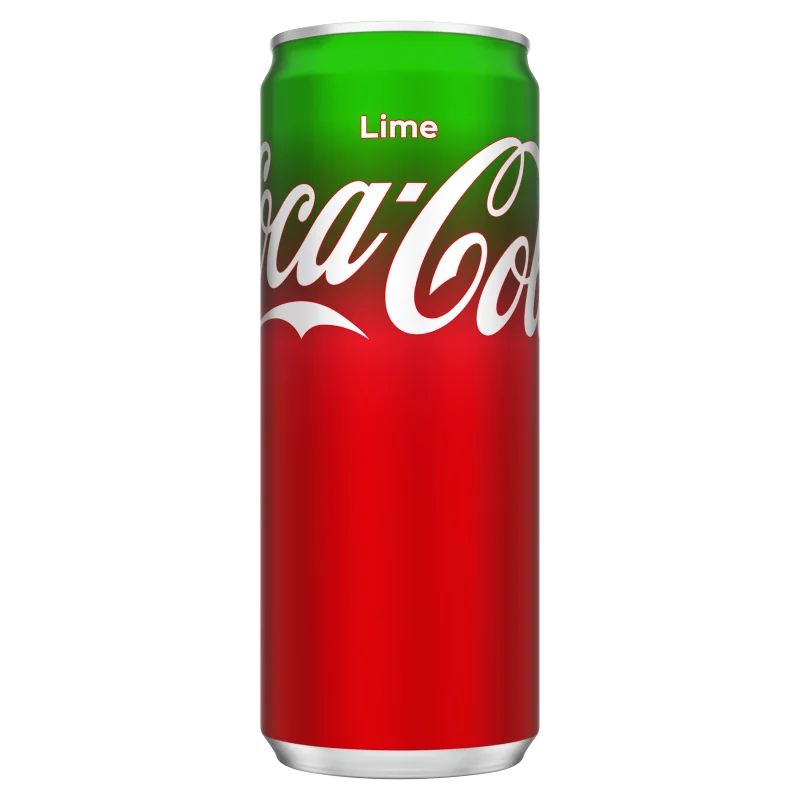 Coca-Cola Lime cola- és limeízű szénsavas üdítőital 330 ml