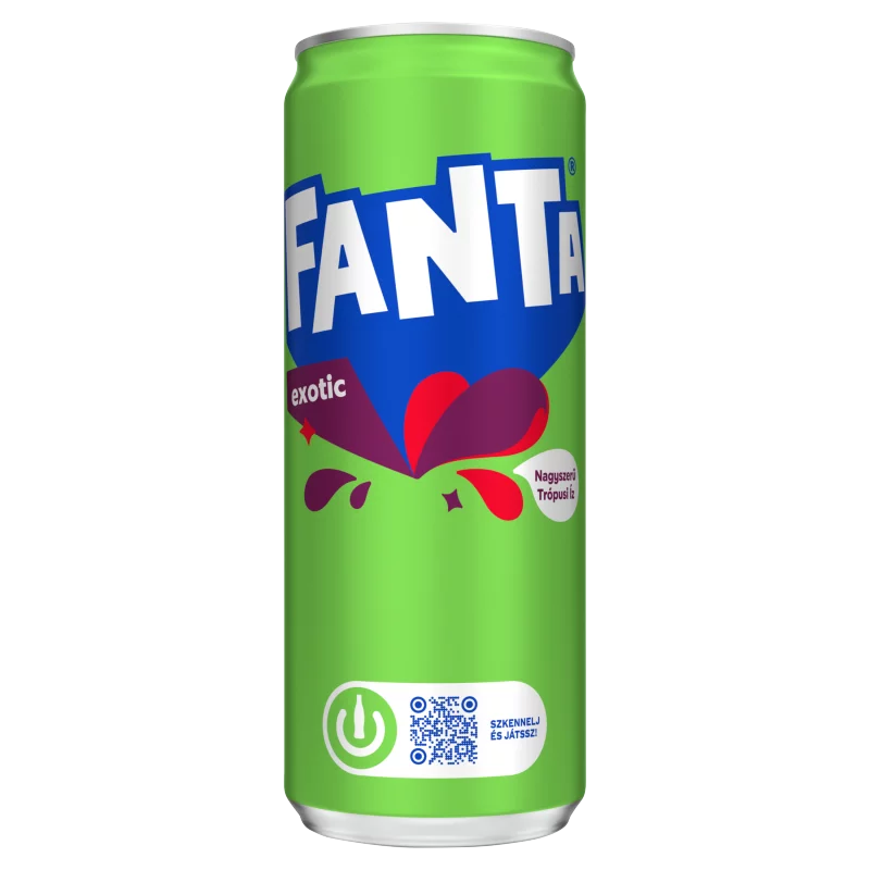 Fanta Exotic szénsavas trópusi gyümölcsízű üdítőital 330 ml