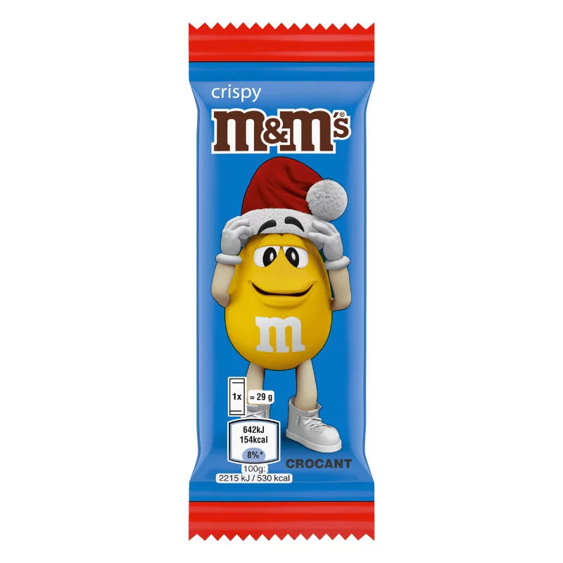 M&M´s drazsé 29g crispy Mikulás