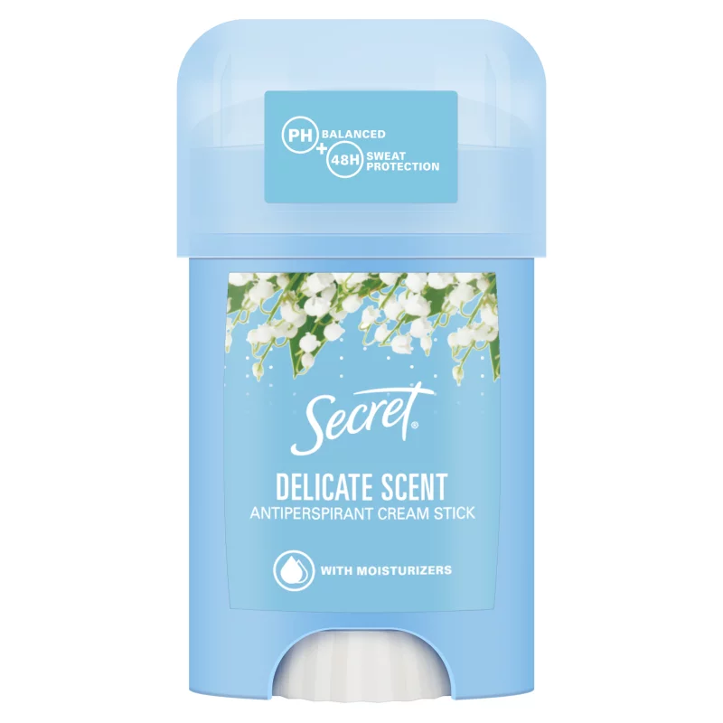 Secret Delicate Női Izzadásgátló Krémstift, 40 ml