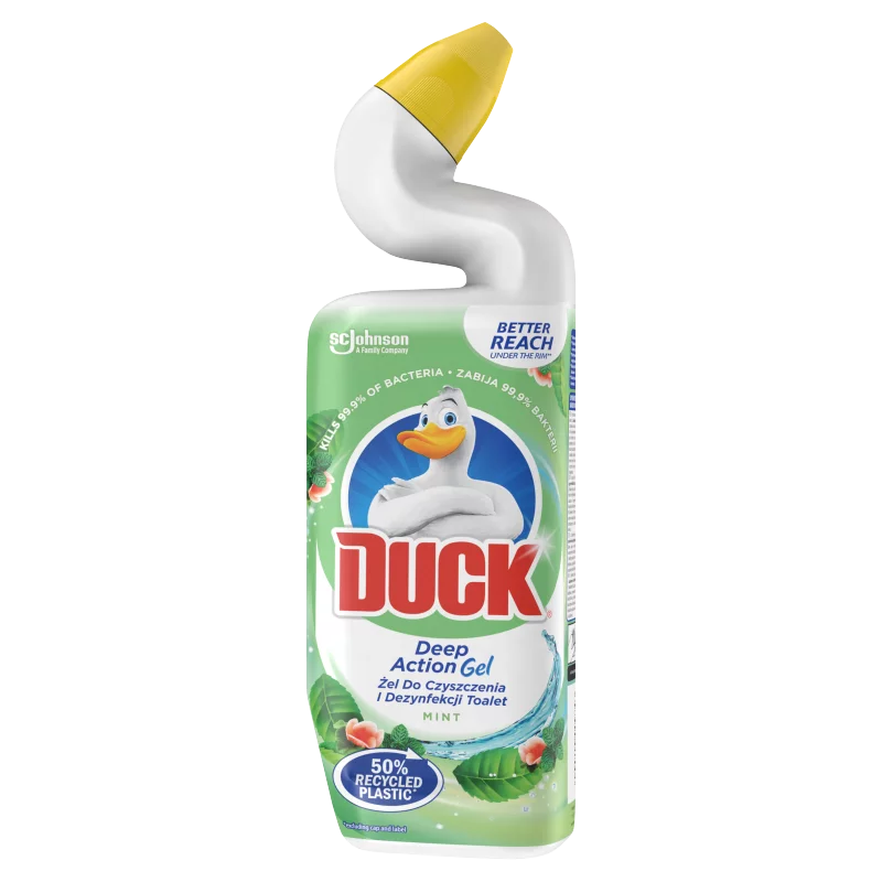 Duck Deep Action Gel WC-tisztító fertőtlenítő gél menta illattal 750 ml