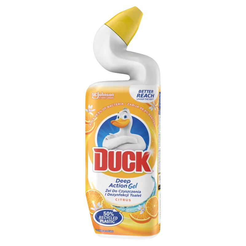 Duck Deep Action Gel WC-tisztító fertőtlenítő gél citrus illattal 750 ml