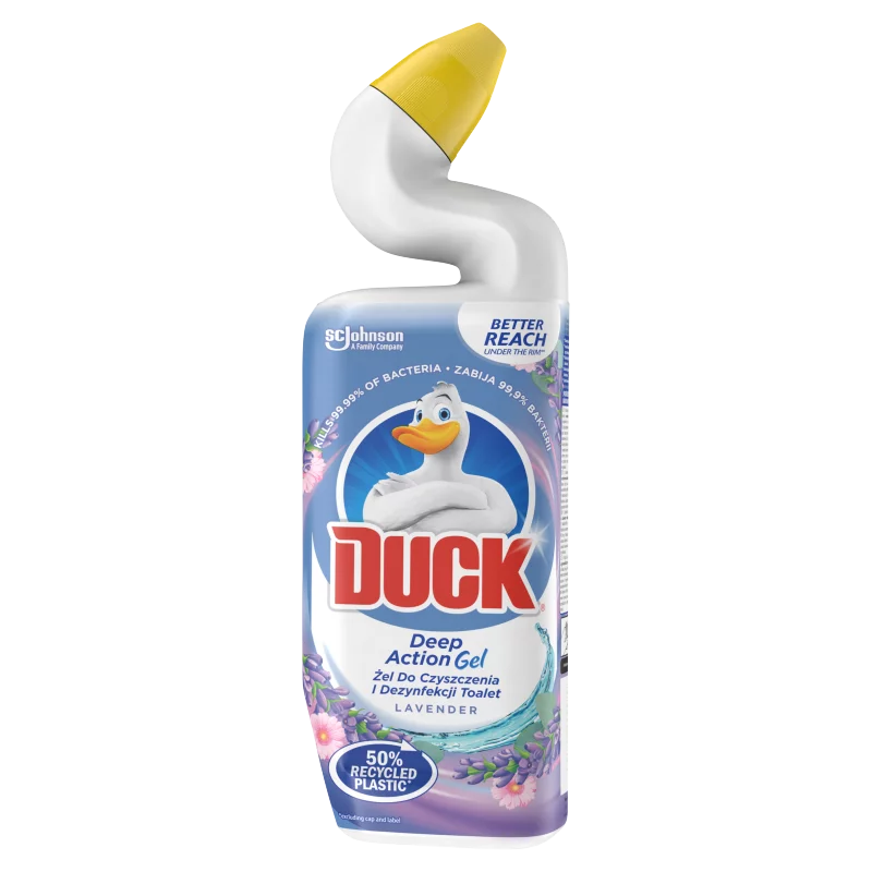 Duck Deep Action Gel WC-tisztító fertőtlenítő gél levendula illattal 750 ml