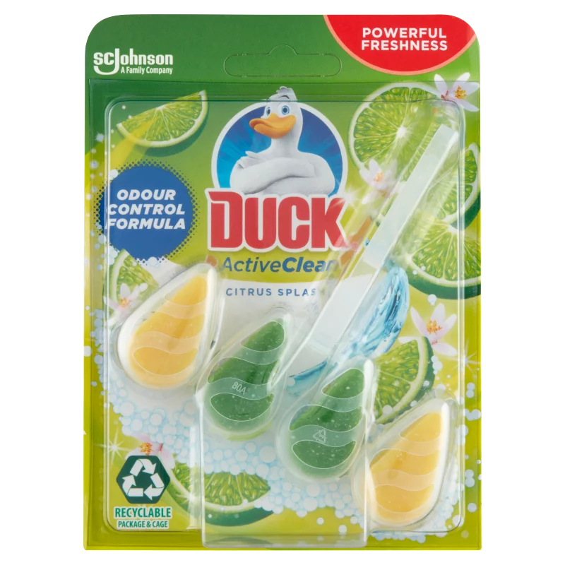 Duck Active Clean Citrus Splash WC-öblítő rúd 38,6 g