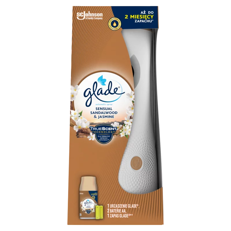 Glade Sensual Sandalwood & Jasmine automata légfrissítő készülék 269 ml