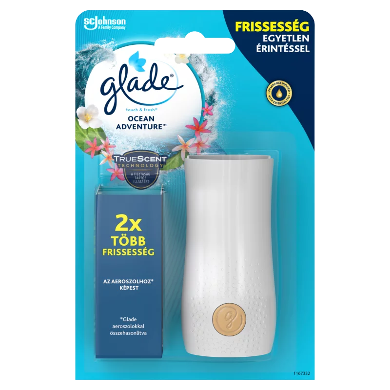 Glade Touch & Fresh Ocean Adventure koncentrált aeroszolos légfrissítő készülék 10 ml