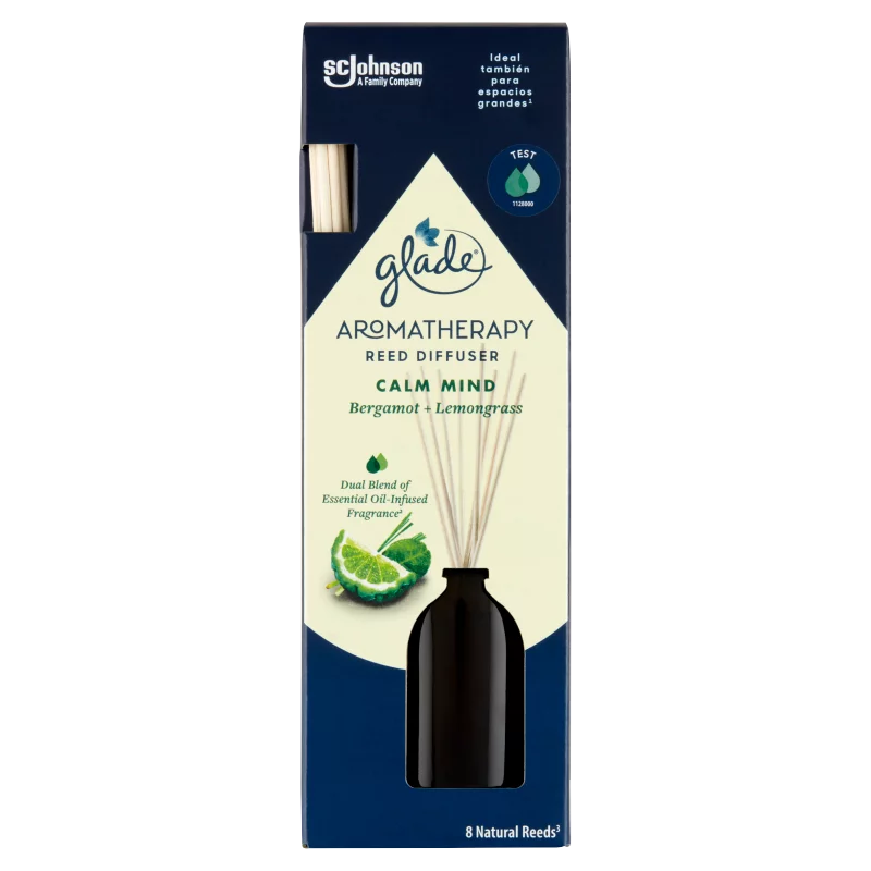 Glade Aromatherapy Reed Diffuser Calm Mind fapálcás illatosító 8 db 80 ml