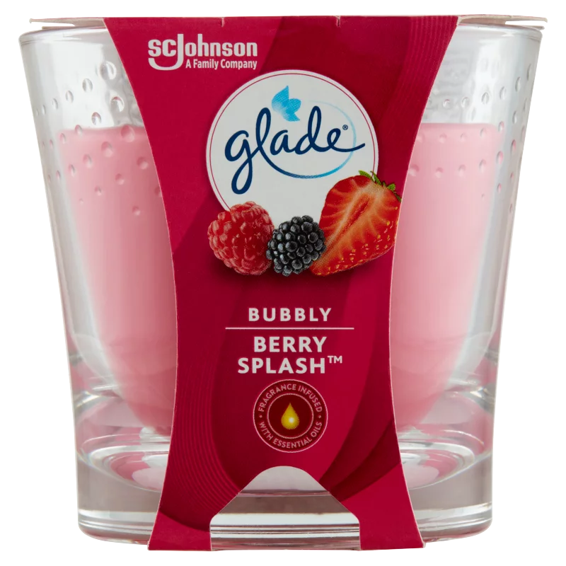 Glade Bubbly Berry Splash illatgyertya 129 g