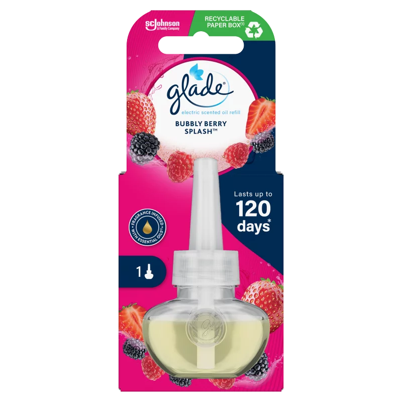 Glade Bubbly Berry Splash elektromos légfrissítő készülék utántöltő 20 ml
