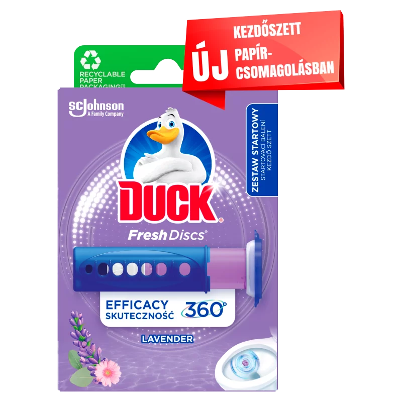 Duck Fresh Discs Levendula WC-öblítő korong 36 ml