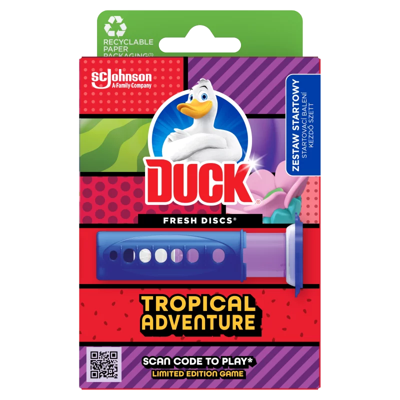 Duck Fresh Discs Tropical Adventure WC-öblítő korong 36 ml