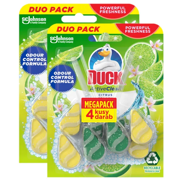 Duck Active Clean wc-öblítő rúd 4x38,6g Lime