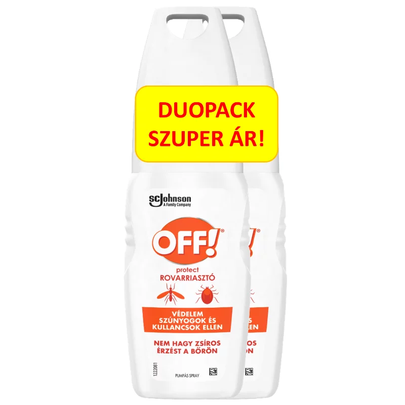 Off! Protect rovarriasztó folyadék 2x100ml Duopack pumpás