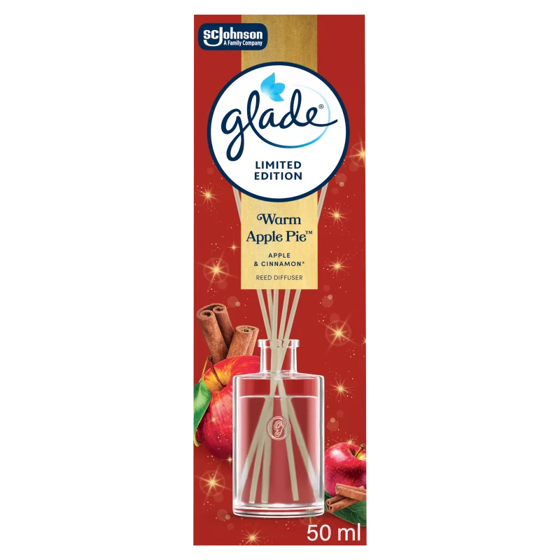 Glade Reed Diffuser Warm Apple Pie fapálcás illatosító 50 ml