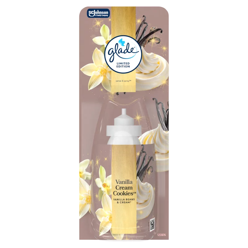 Glade Sense & Spray Vanilla Cream Cookies automata légfrissítő utántöltő 18 ml