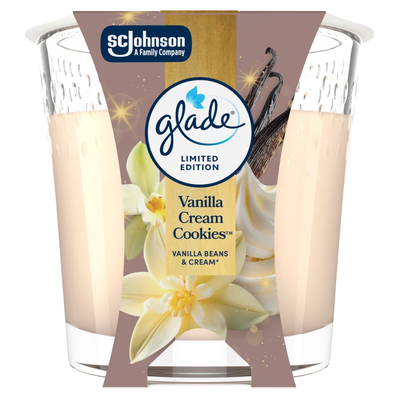 Glade Vanilla Cream Cookies illatgyertya 112 g