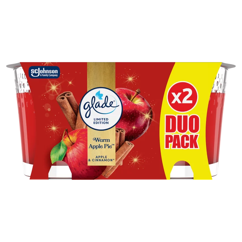 Glade Warm Apple Pie illatgyertya 2 x 112 g (224 g)