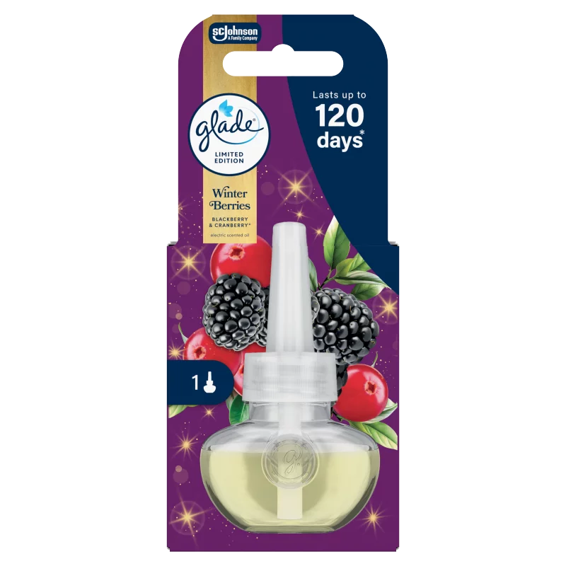 Glade Winter Berries elektromos légfrissítő készülék utántöltő 20 ml