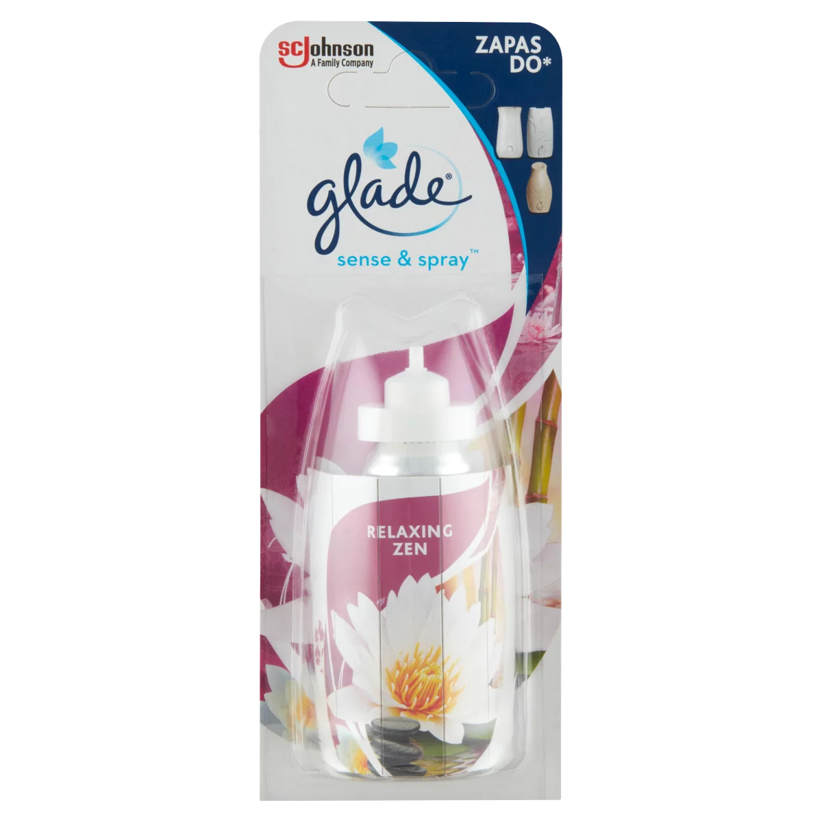 Glade Sense & Spray Relaxing Zen automata légfrissítő utántöltő 18 ml