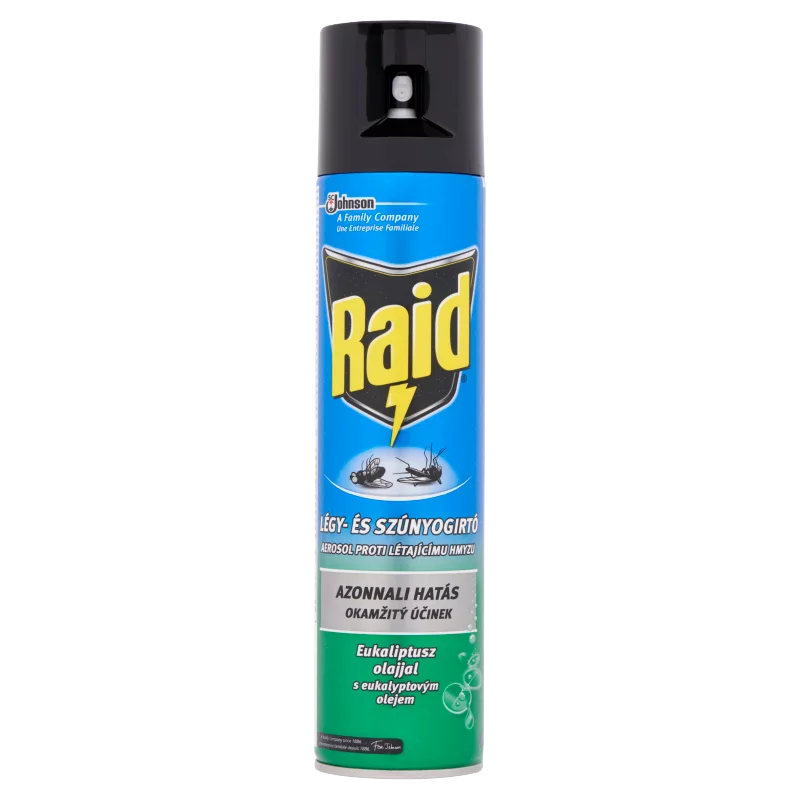 Raid légy- és szúnyogirtó eukaliptusz olajjal 400 ml