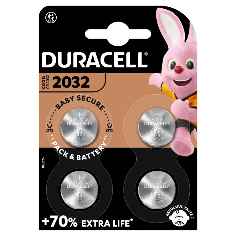 Duracell gombelem 4db 