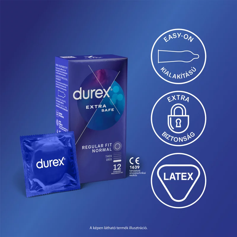 Durex Extra Safe óvszer 12 db