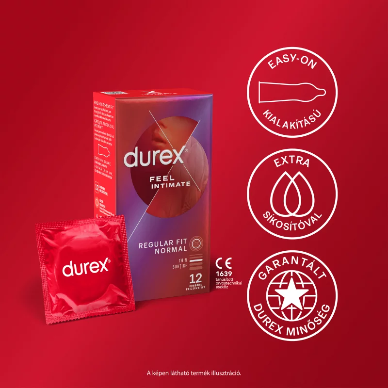 Durex Feel Intimate óvszer 12 db