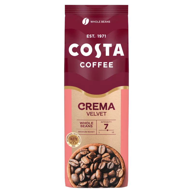 Costa Coffee Caffé Crema Velvet pörkölt szemes kávé 1 kg