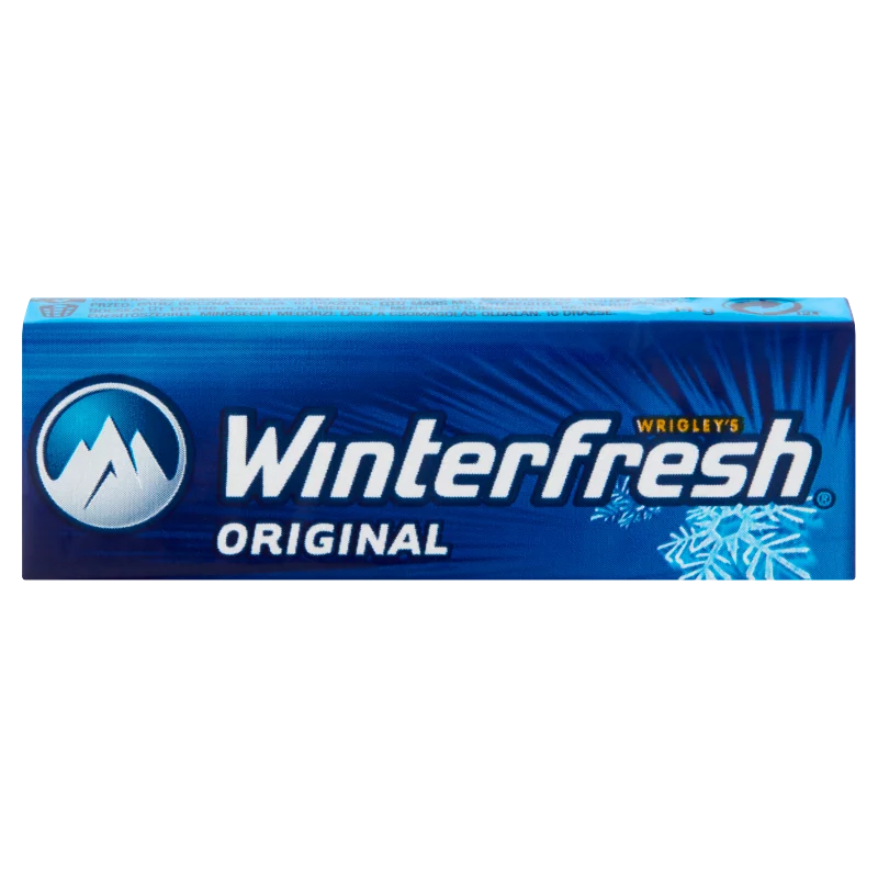 Winterfresh Original mentolízű cukormentes rágógumi édesítőszerrel 14 g