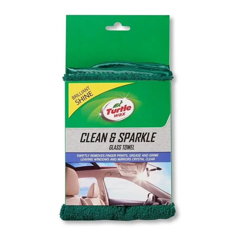 Turtle Wax Clean & Sparkle üvegtisztító kendő