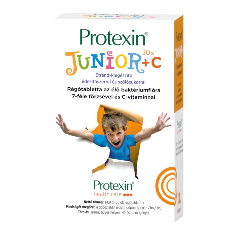 Protexin rágótabletta 30db Junior +C