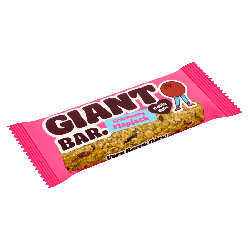 Giant Bar vörös áfonyás óriás zabszelet 90 g