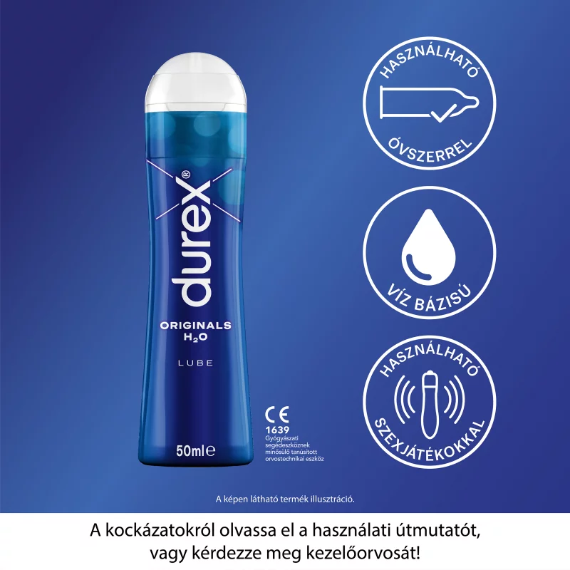 Durex Originals H2O síkosító 50 ml 