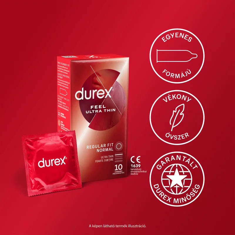 Durex Feel Ultra Thin óvszer 10 db